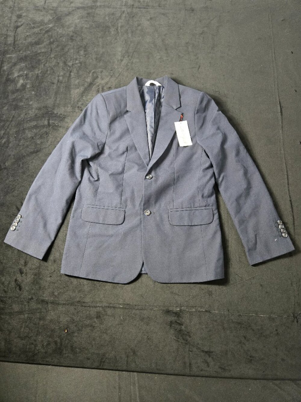 Cat & Jack Boys Blue Gray Two Button Formal Suit Blazer NWT Size 8